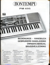 Bontempi Pm 695 Manual
